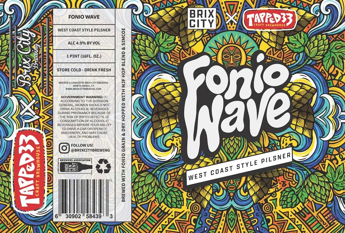 Fonio Wave — full label as filed with TTB