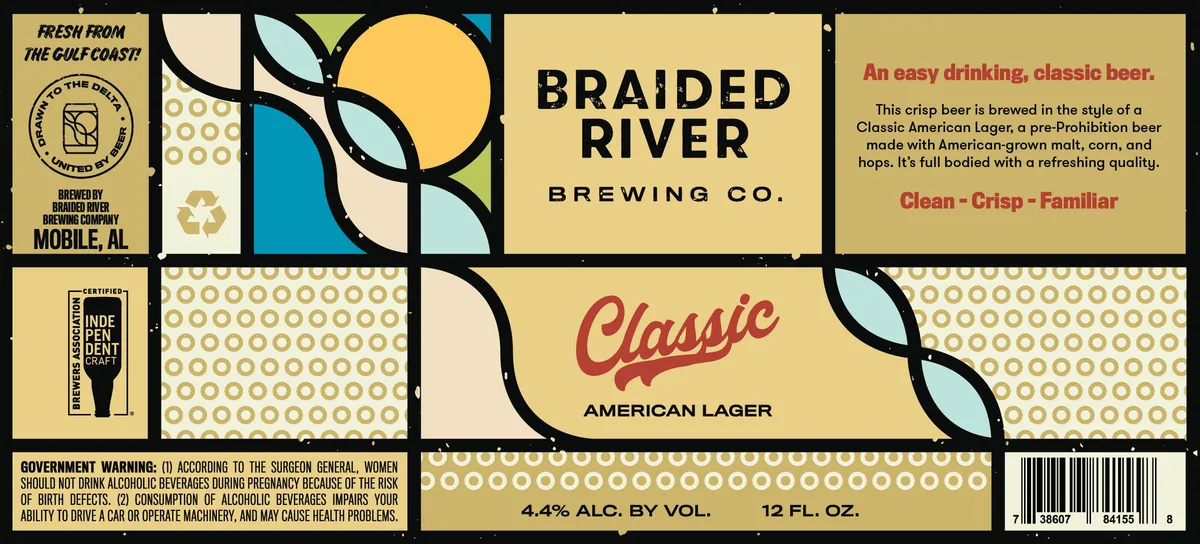 Classic American Lager — full label as filed with TTB