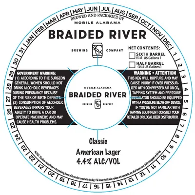 Classic American Lager label
