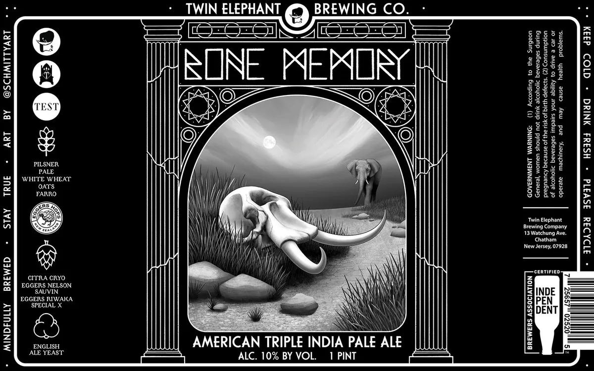Bone Memory — full label as filed with TTB