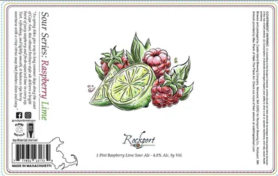 Sour Series: Raspberry Lime label