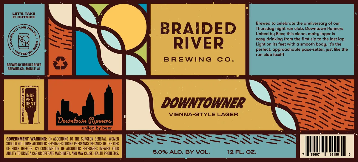 Downtowner label art — DOWNTOWNER