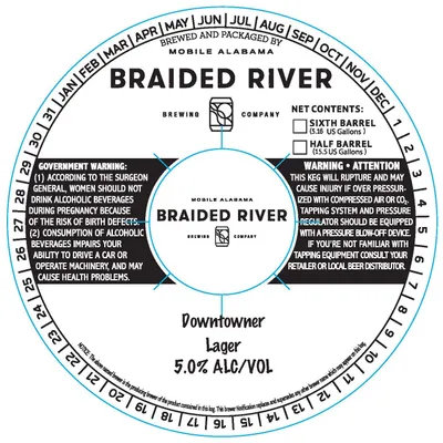Downtowner Lager label