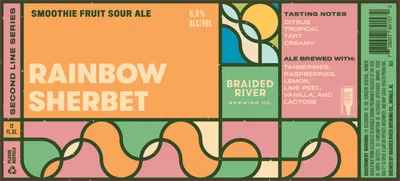 Rainbow Sherbet label