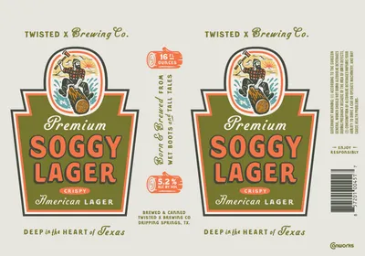 Soggy Lager label
