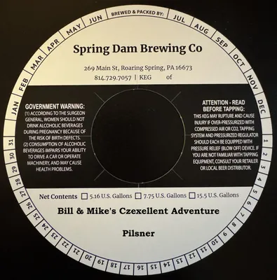 Bill & Mike's Czexellent Adventure label