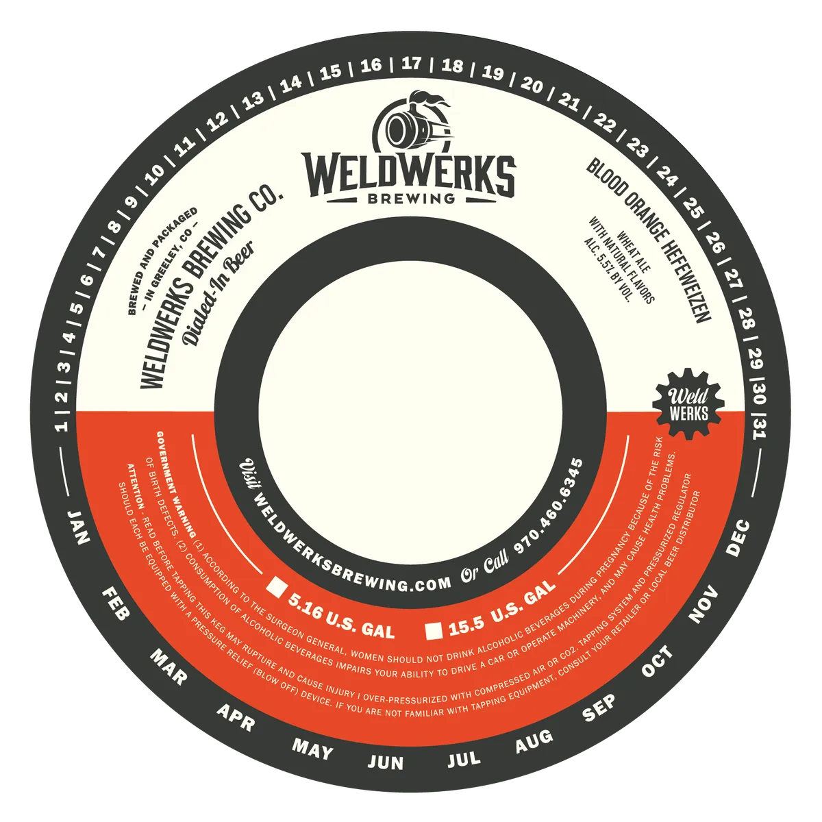 Blood Orange Hefeweizen — full label as filed with TTB