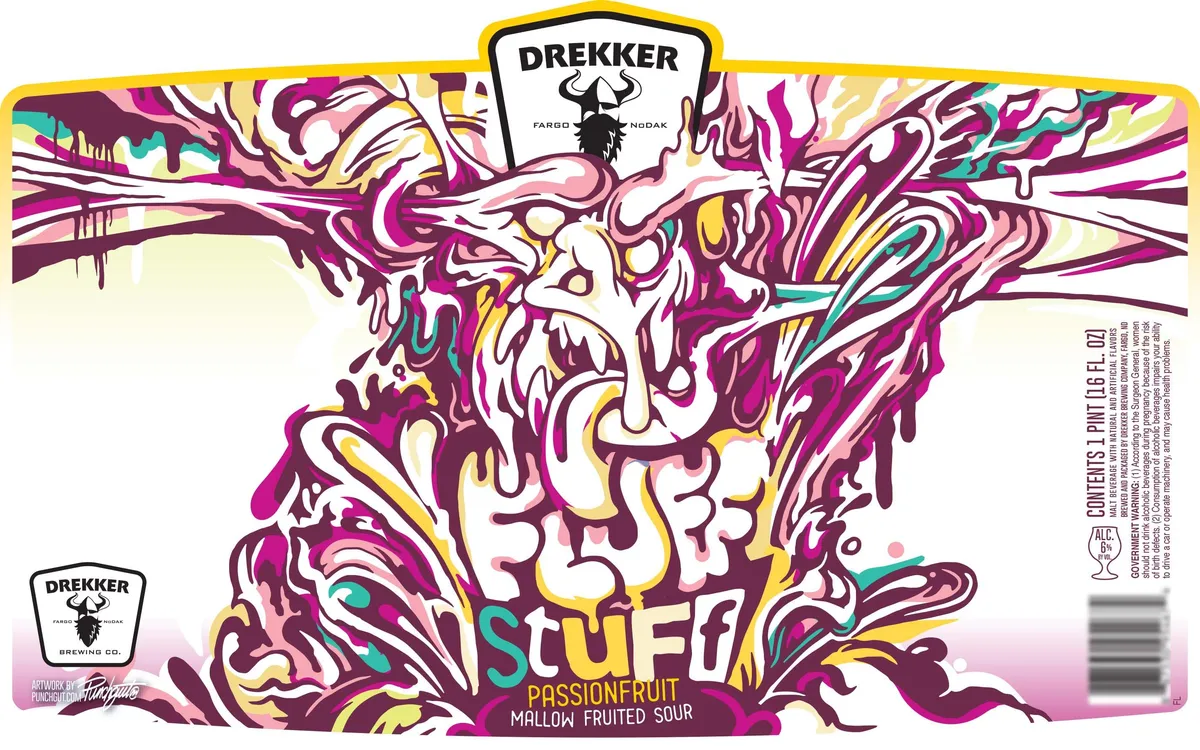Fluff Stuff Passionfruit — full label as filed with TTB