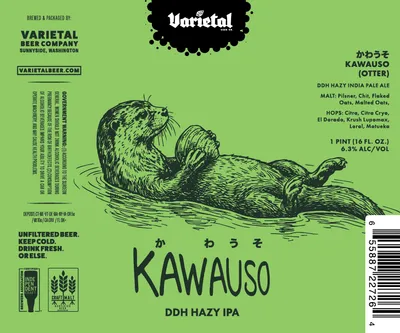 Kawauso (Otter) label