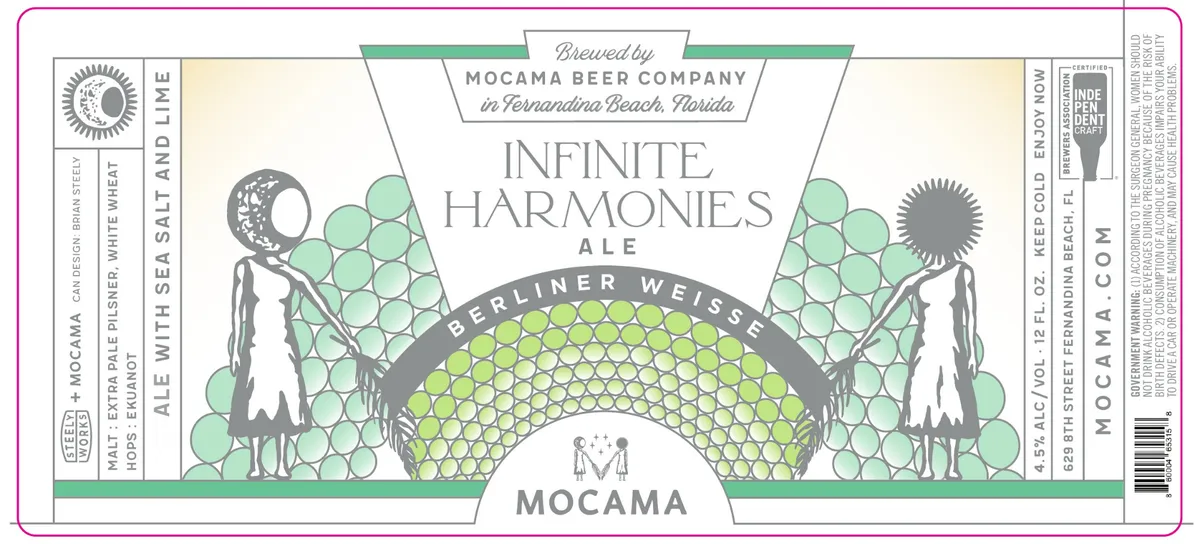 Infinite Harmonies label art — INFINITE HARMONIES