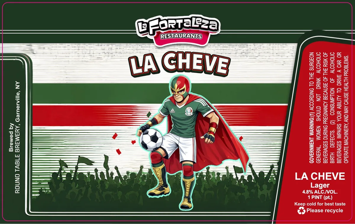 La Cheve label art — LA CHEVE