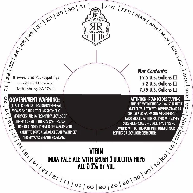 Vibin — full label as filed with TTB