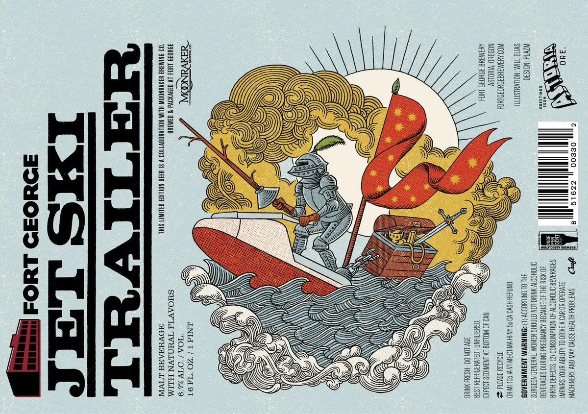 Jet Ski Trailer — full label as filed with TTB