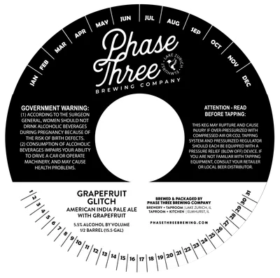 Grapefruit Glitch label