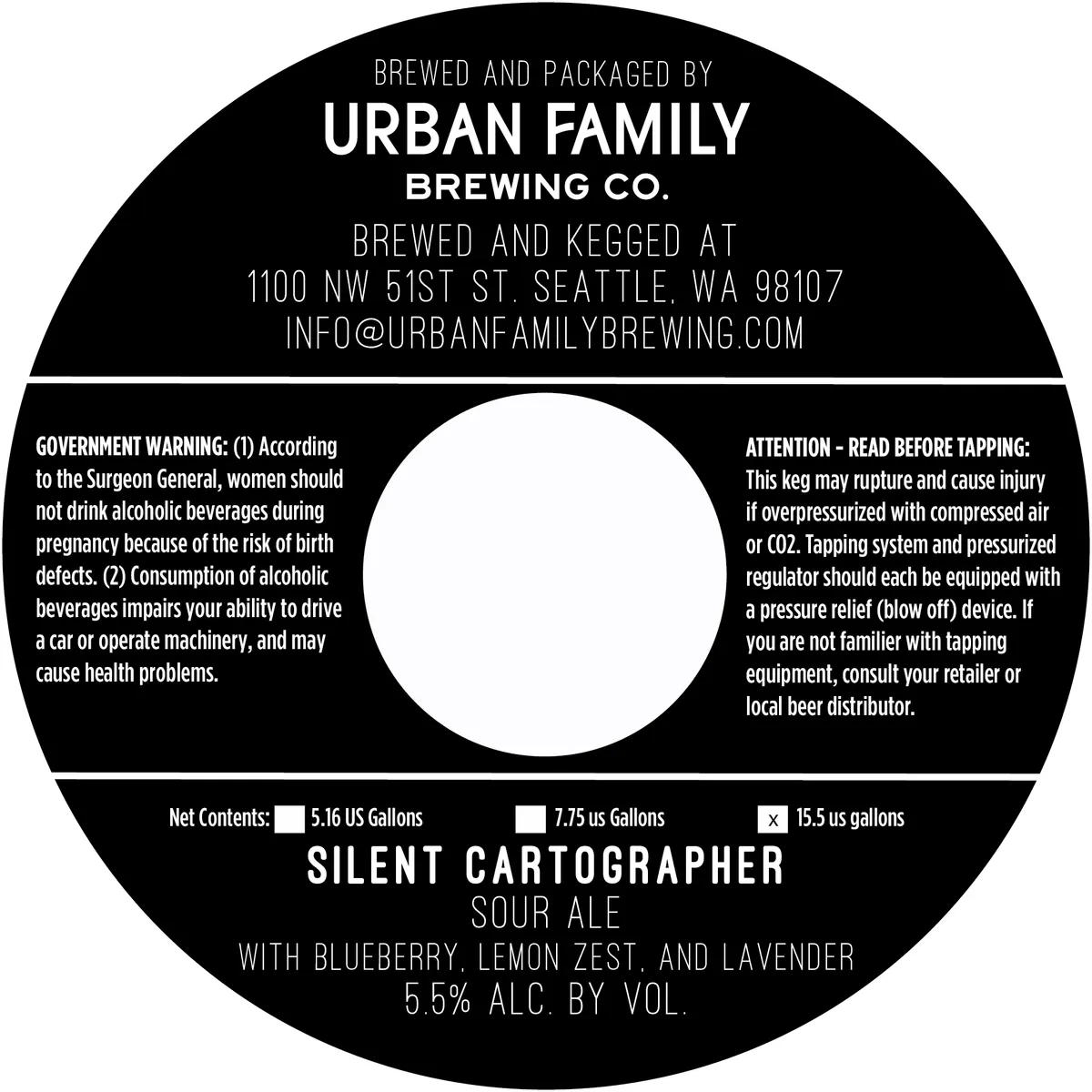 Silent Cartographer — full label as filed with TTB