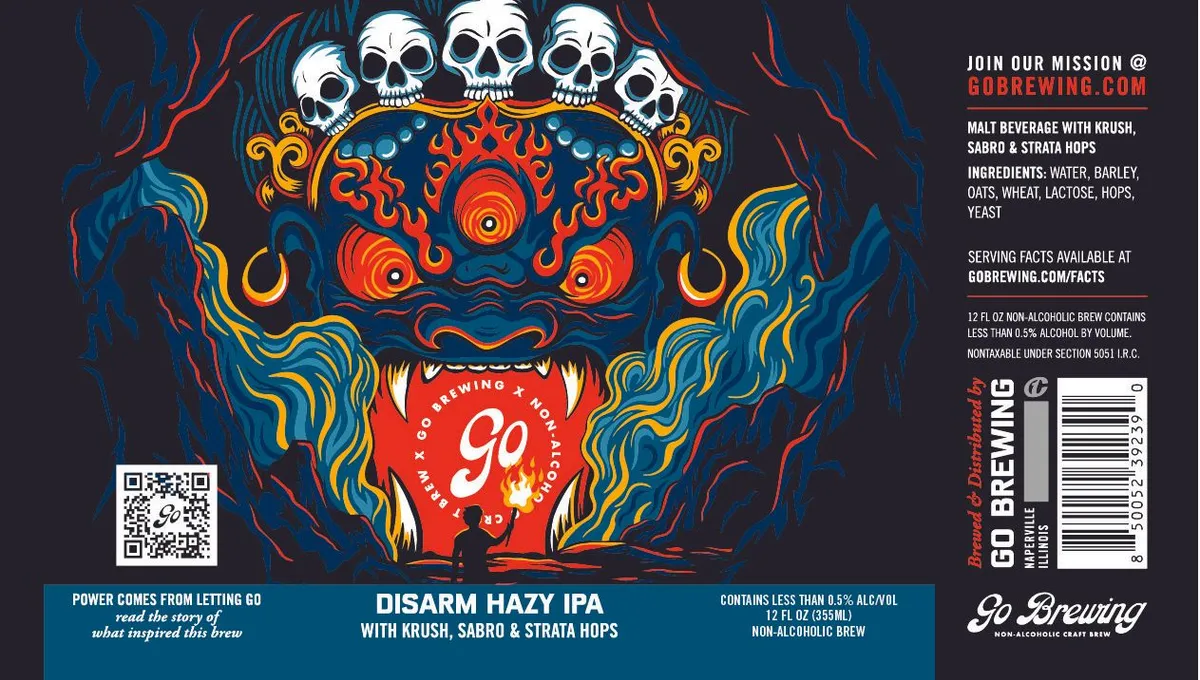 Disarm Hazy IPA — full label as filed with TTB