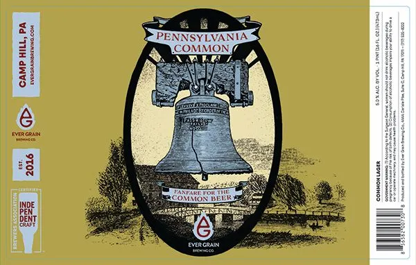 Pennsylvania Common — full label as filed with TTB