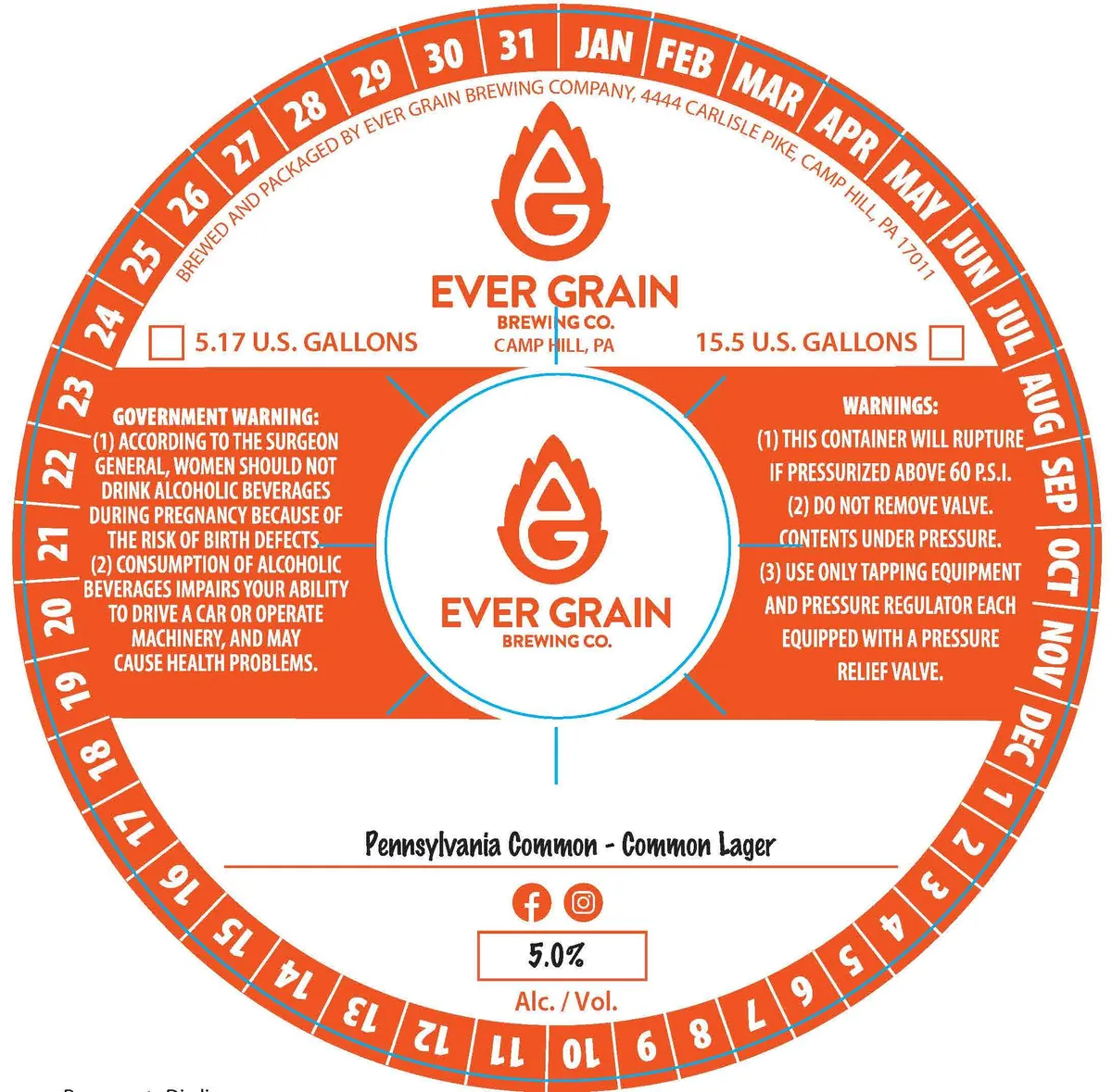 Pennsylvania Common — full label as filed with TTB