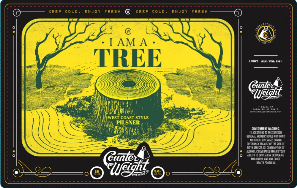 I Am a Tree — full label as filed with TTB