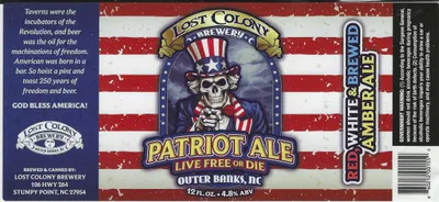 Patriot Ale label