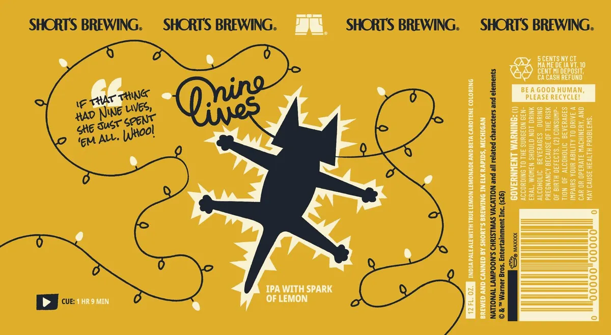Nine Lives — full label as filed with TTB
