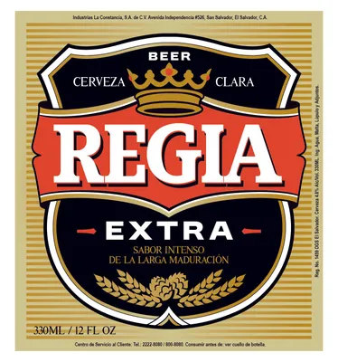 Regia Extra label