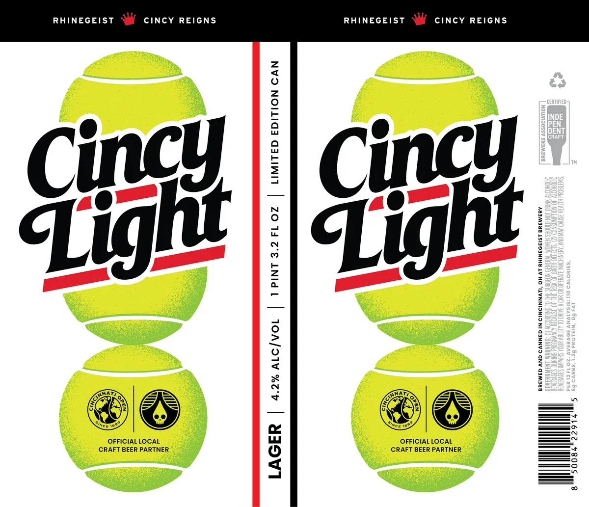 Cincy Light label art — RHINEGEIST