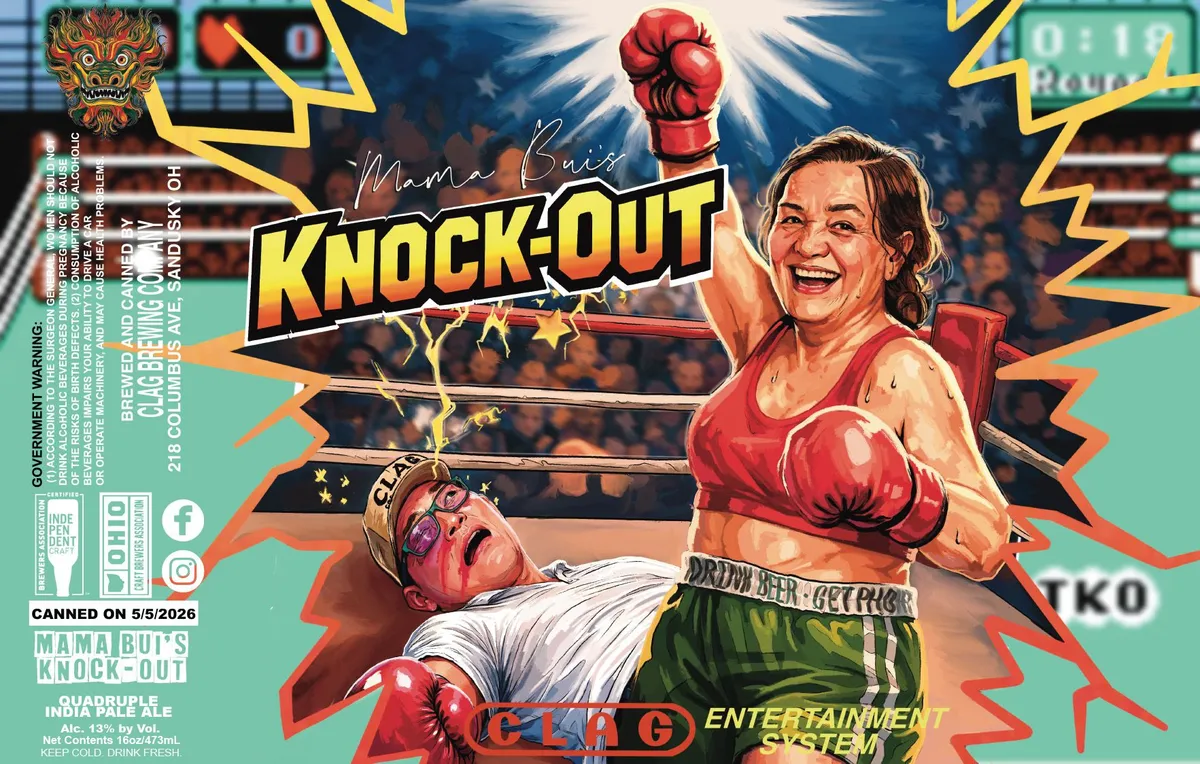Mama Bui's Knock-Out — full label as filed with TTB