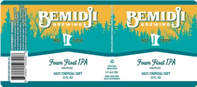 Foam Float IPA label