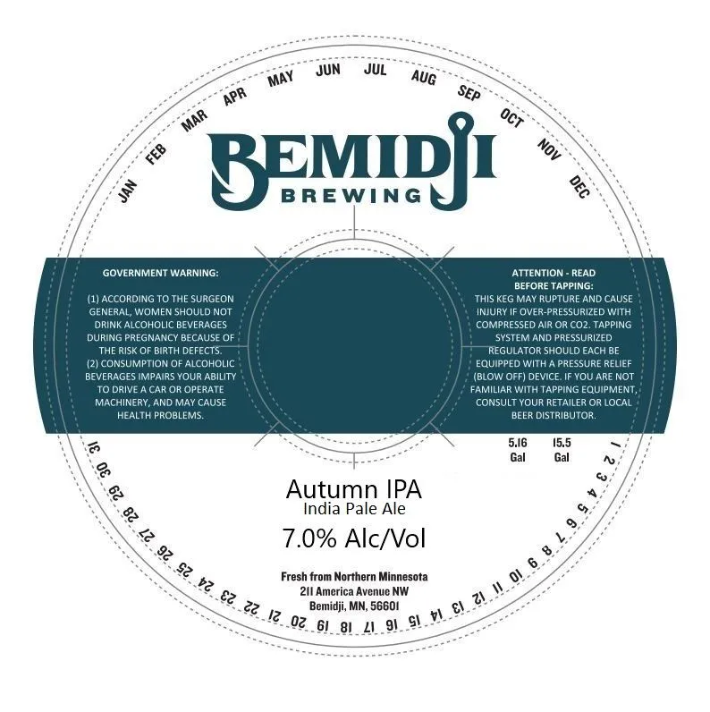 Autumn IPA — full label as filed with TTB