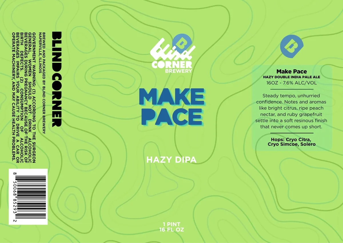 Make Pace — full label as filed with TTB