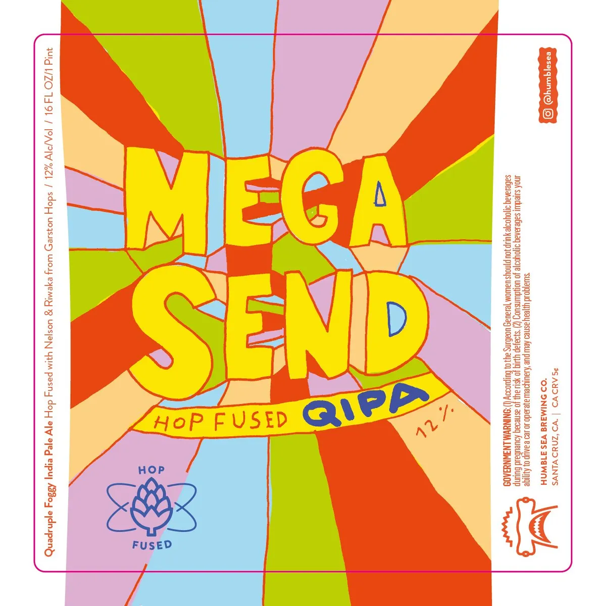 Mega Send — full label as filed with TTB