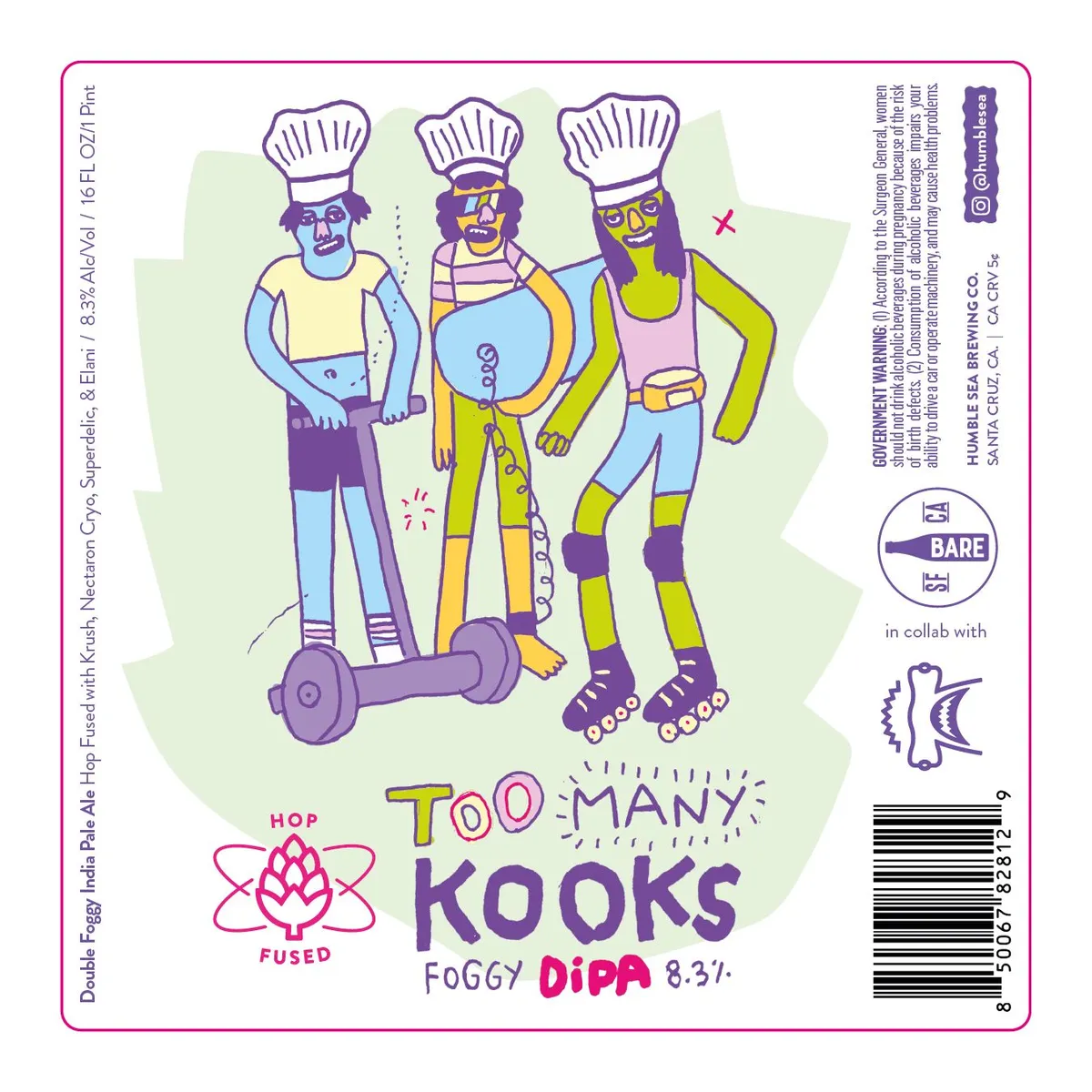 Too Many Kooks label