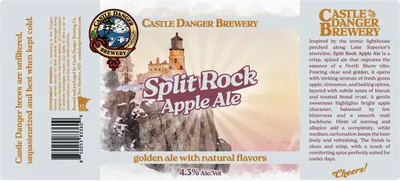 Split Rock Apple Ale label