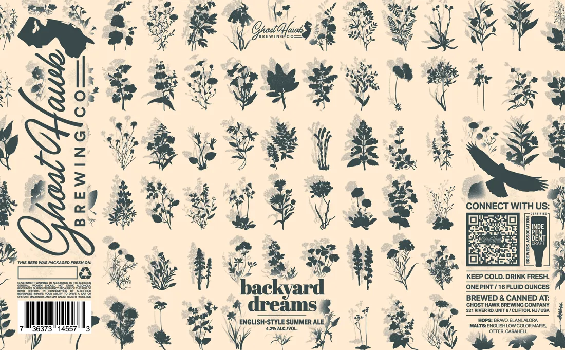 Backyard Dreams — full label as filed with TTB