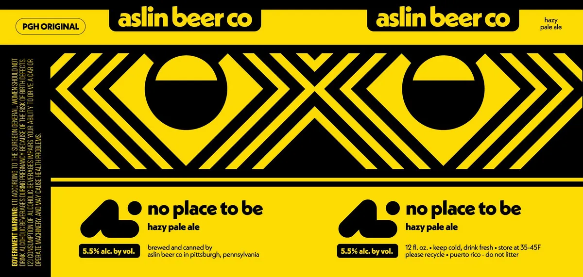 No Place To Be — full label as filed with TTB