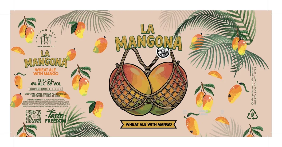 La Mangona — full label as filed with TTB