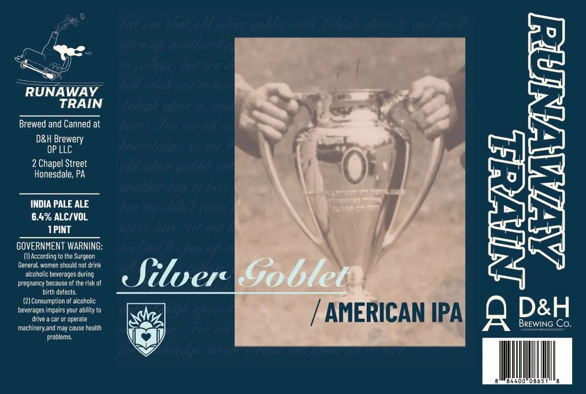 Silver Goblet label art — SILVER GOBLET