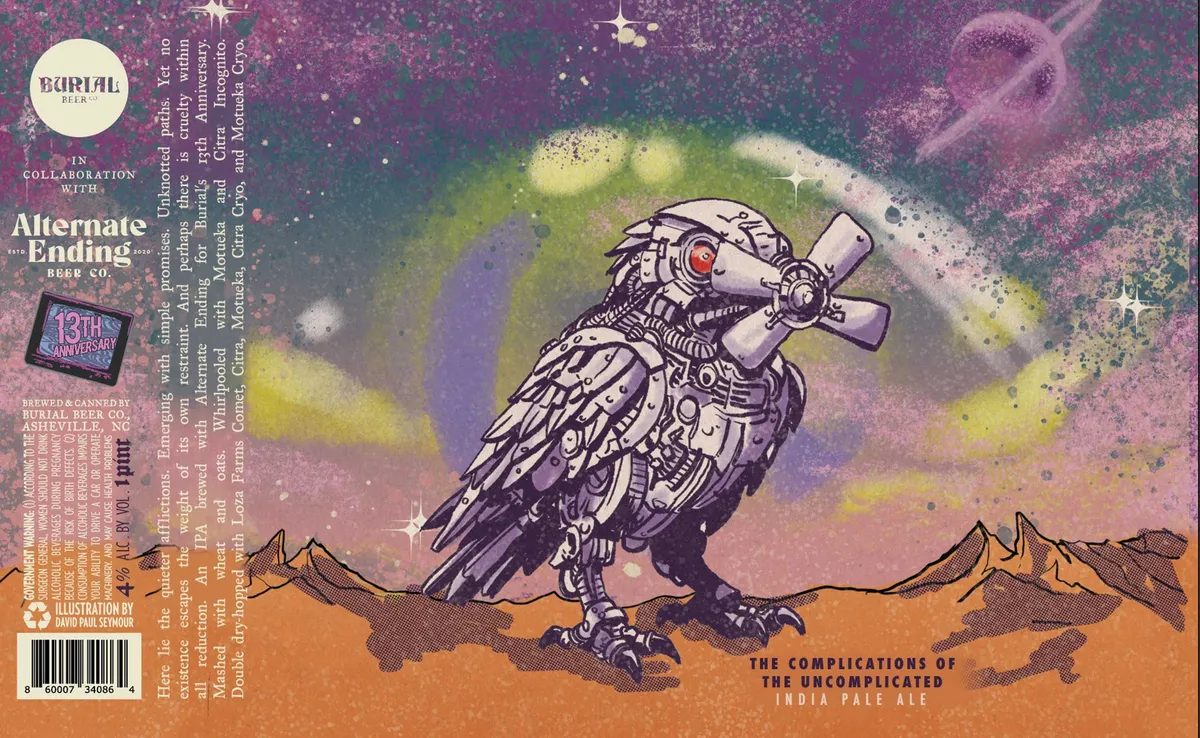 The Complications of the Uncomplicated — full label as filed with TTB