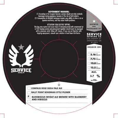 Bloobiscus label
