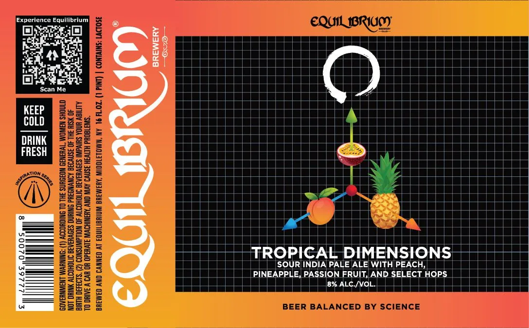 Tropical Dimensions — full label as filed with TTB