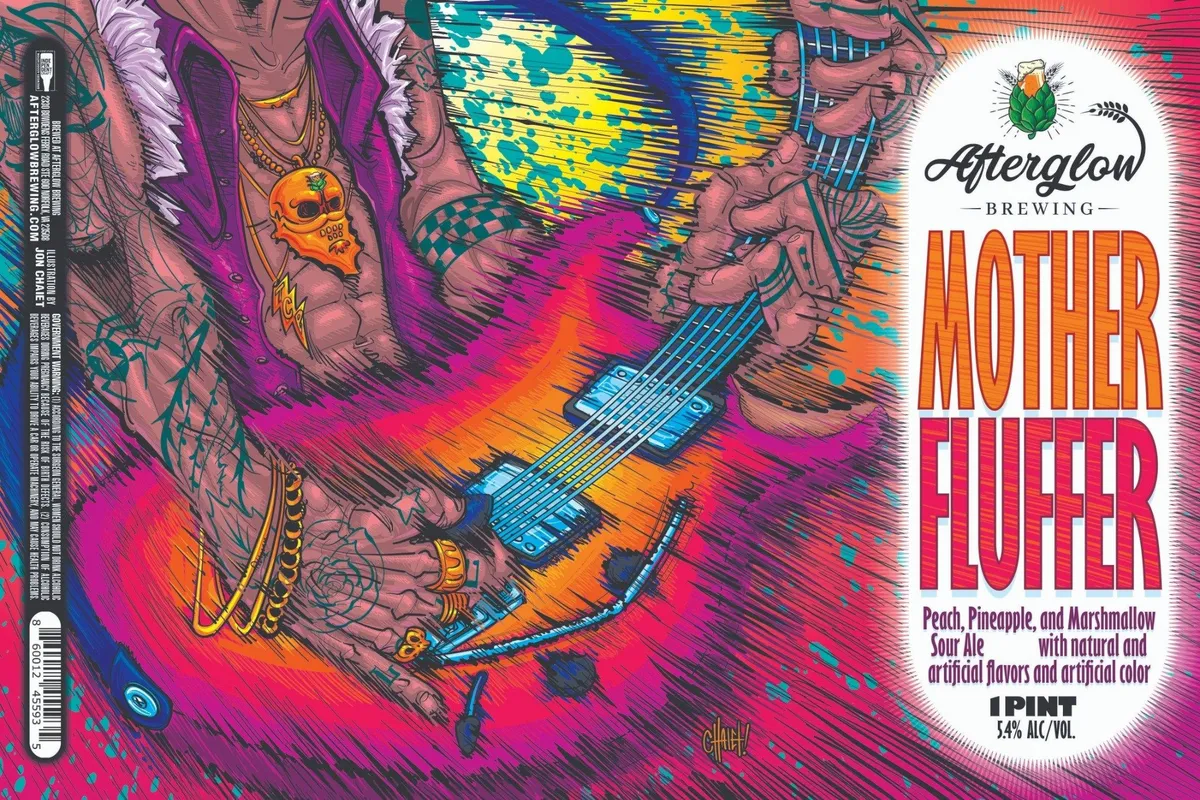 Mother Fluger label art — AFTERGLOW BREWING