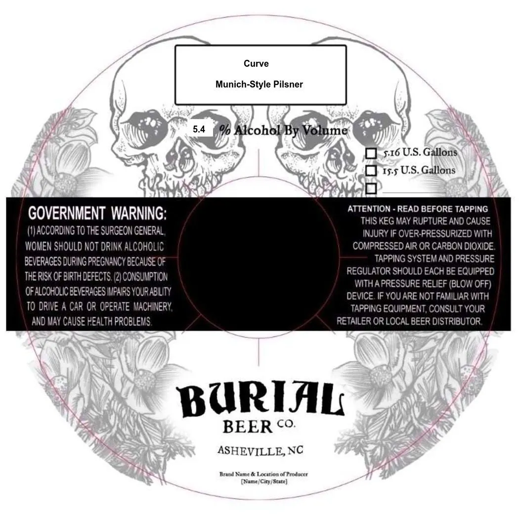 Curve — full label as filed with TTB