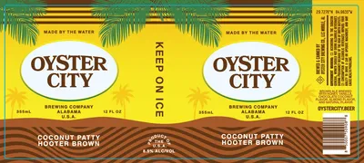Coconut Patty Hooter Brown label