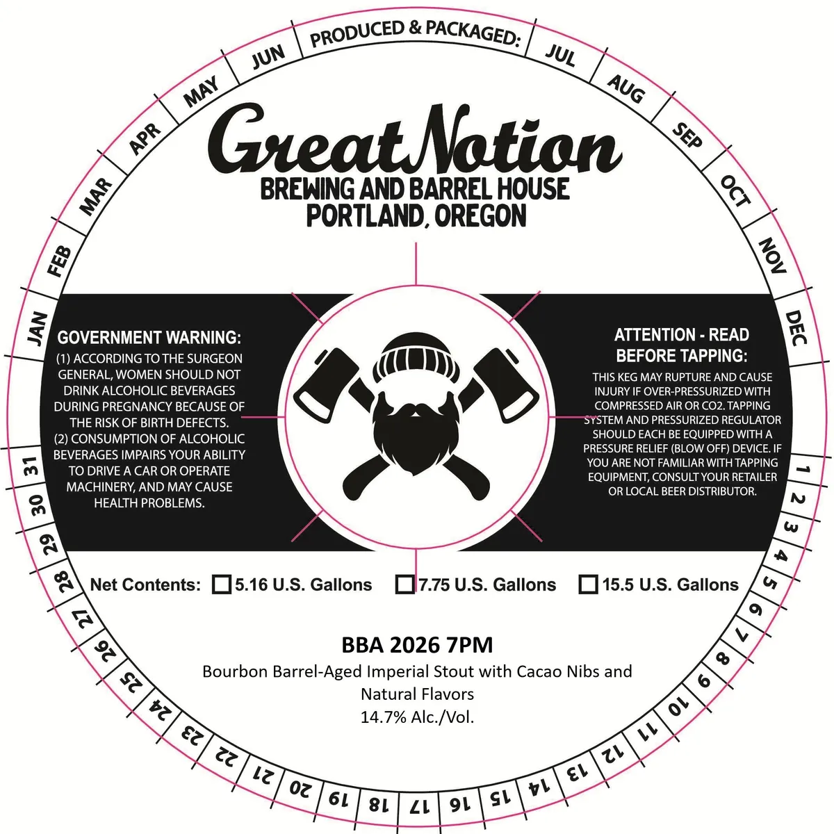 BBA 2026 7PM — full label as filed with TTB