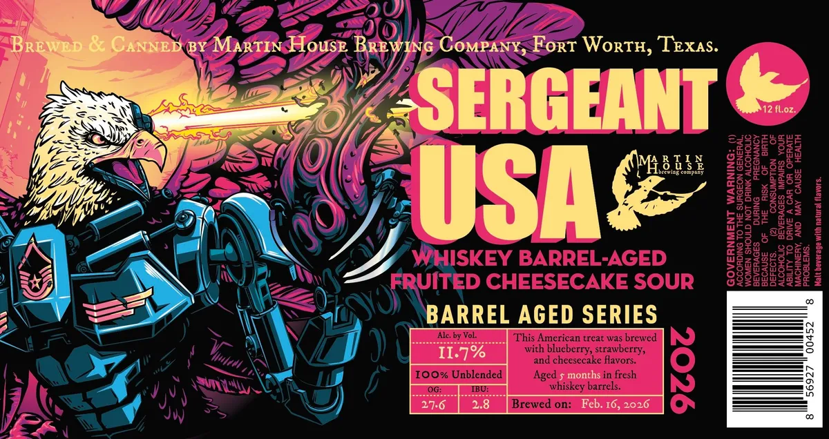 Sergeant USA — full label as filed with TTB