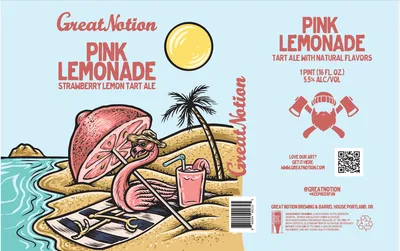 Pink Lemonade label