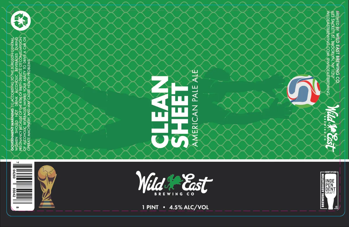 Clean Sheet — full label as filed with TTB
