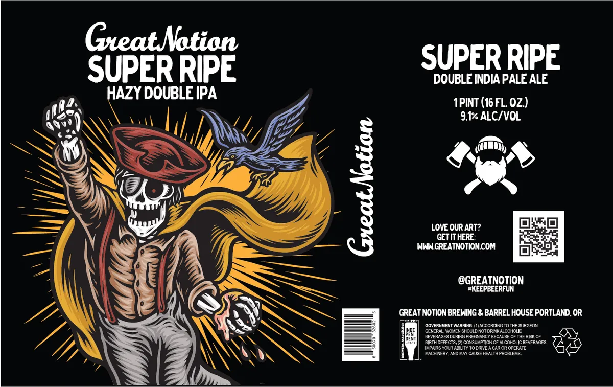 Super Ripe — full label as filed with TTB