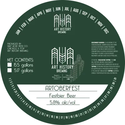 Artoberfest label